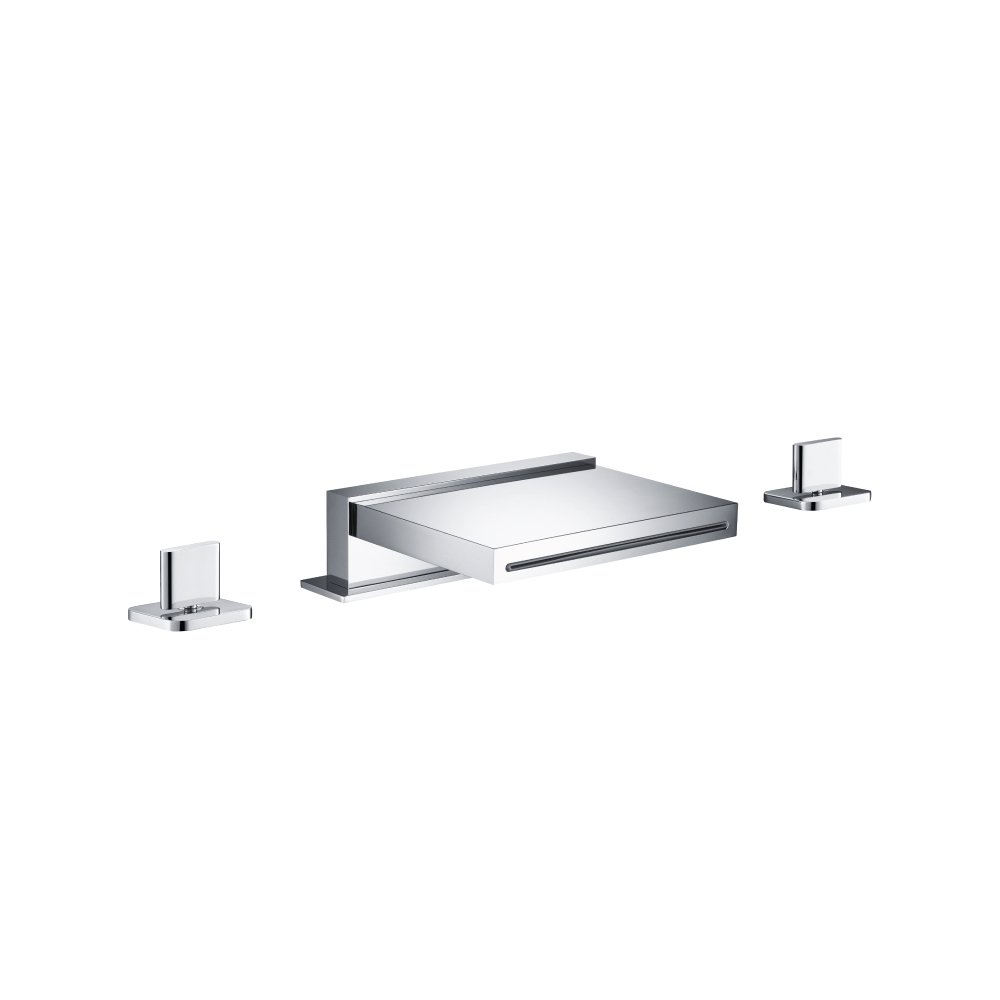3-gats Waterval badrandkraan | Chroom