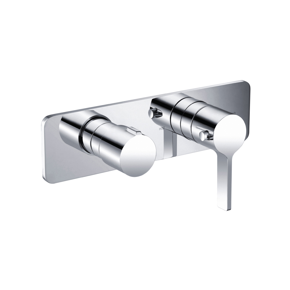 Thermostatische douchemengkraan - 1 uitgang | Chroom