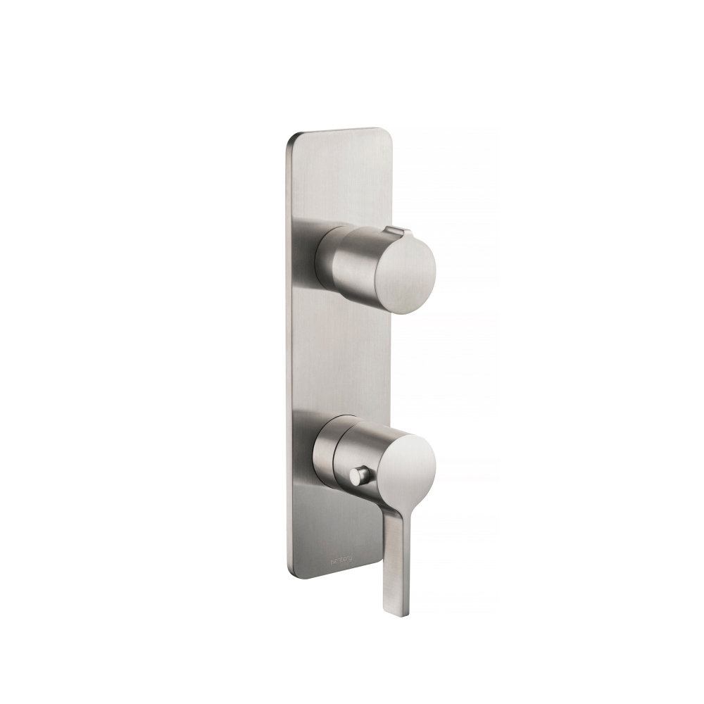 Thermostatische douchemengkraan - 3 uitgangen | Geborsteld nikkel PVD