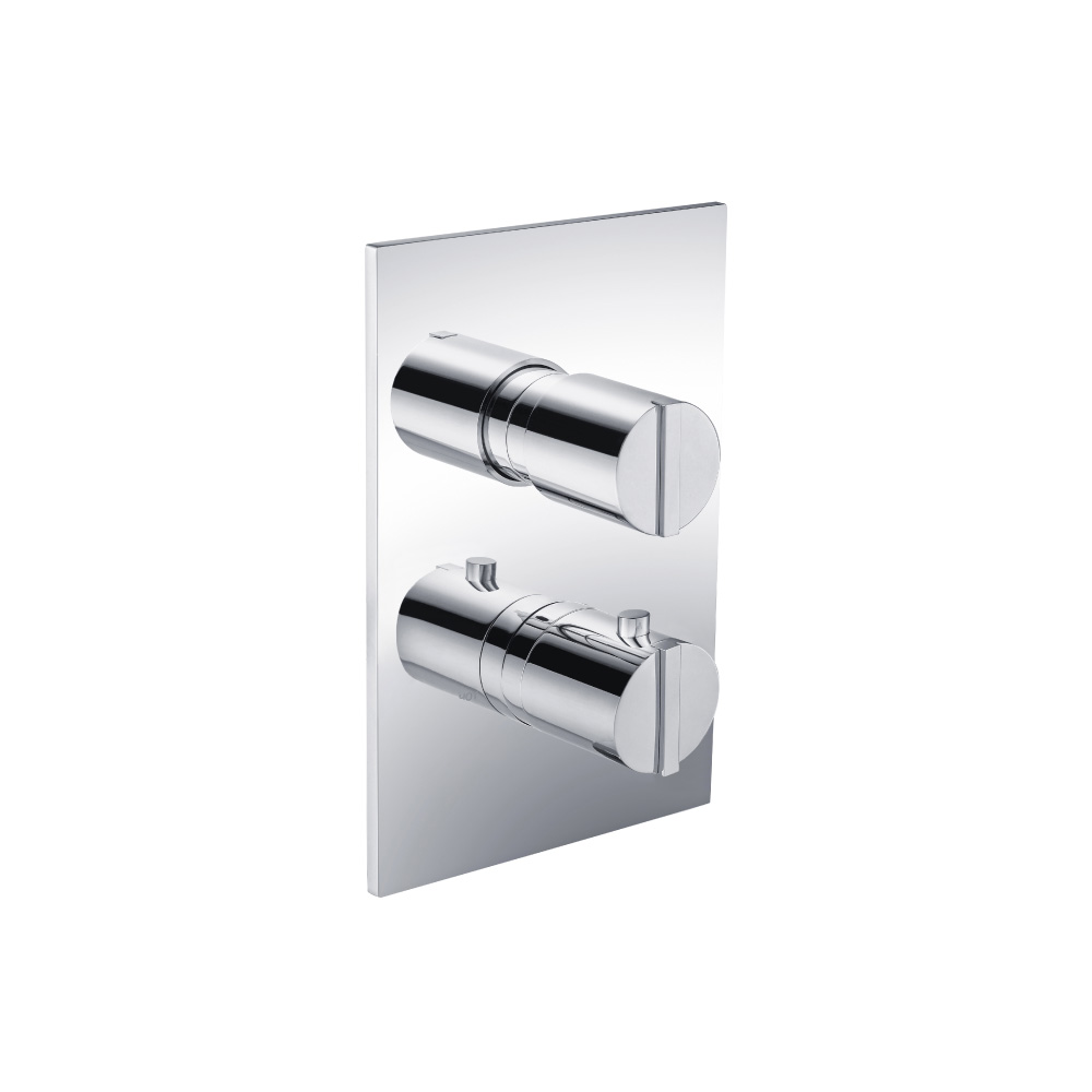 Thermostatische douchemengkraan - 2 uitgangen | Chroom