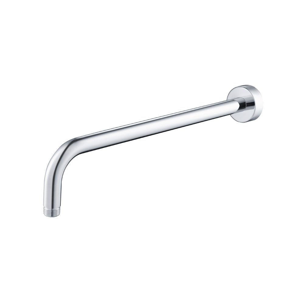 Ronde douchearm - 400 mm | Mat zwart