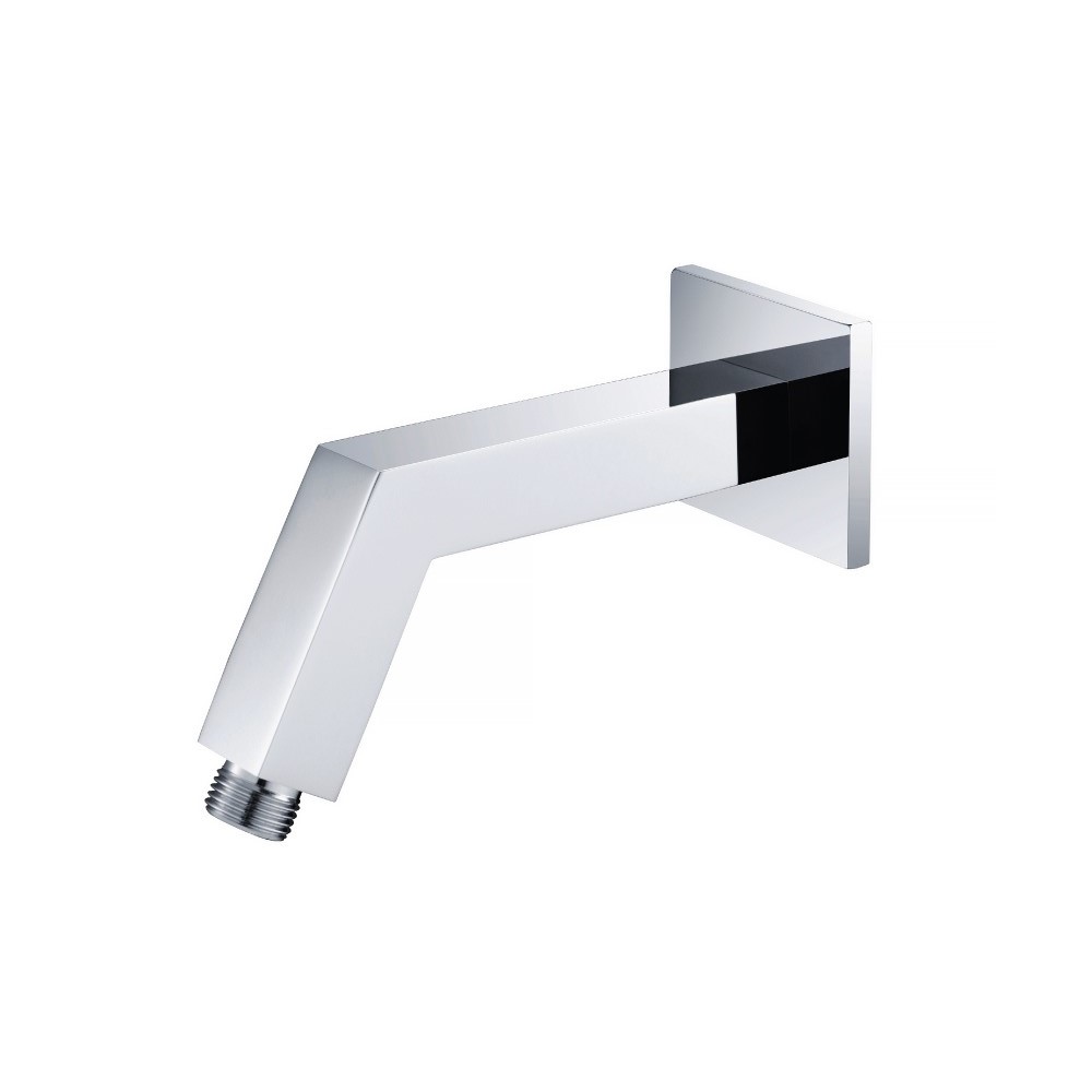 Vierkant douchearm - 165 mm | Chroom