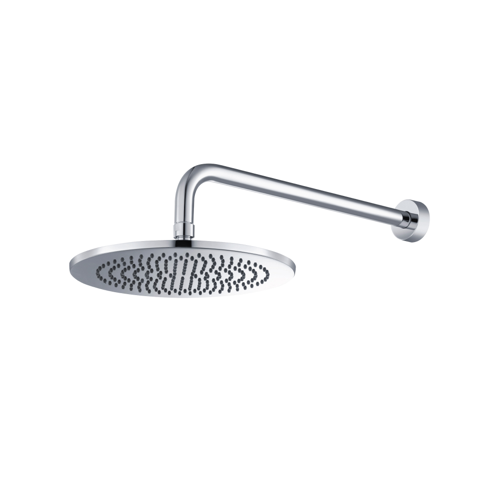 10" Rain Head with 16" Arm | Chroom