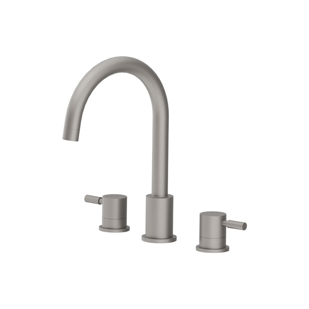 3 gats badrandkraan | Steel Grey