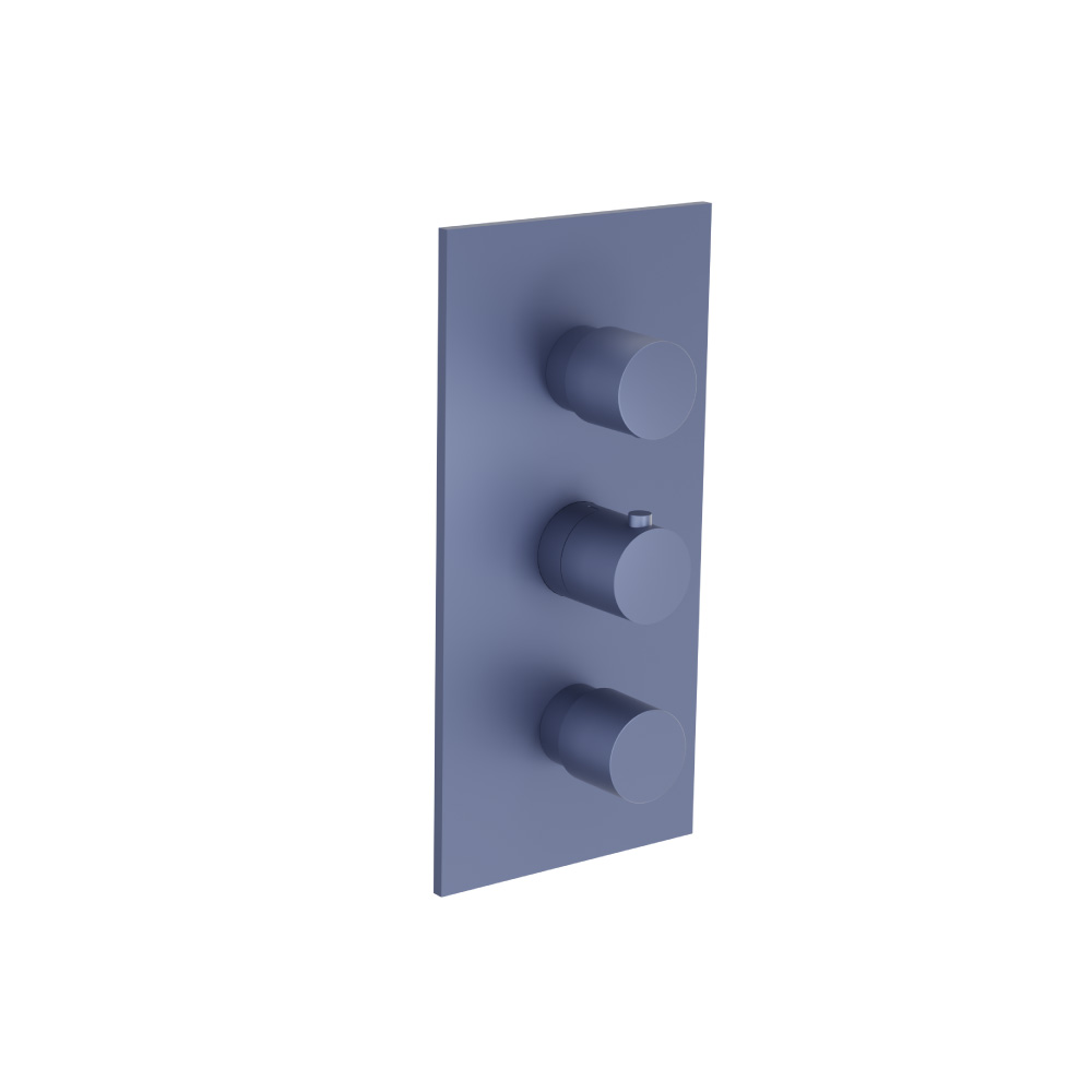 Thermostatische douchemengkraan - 3 uitgangen | Navy Blue