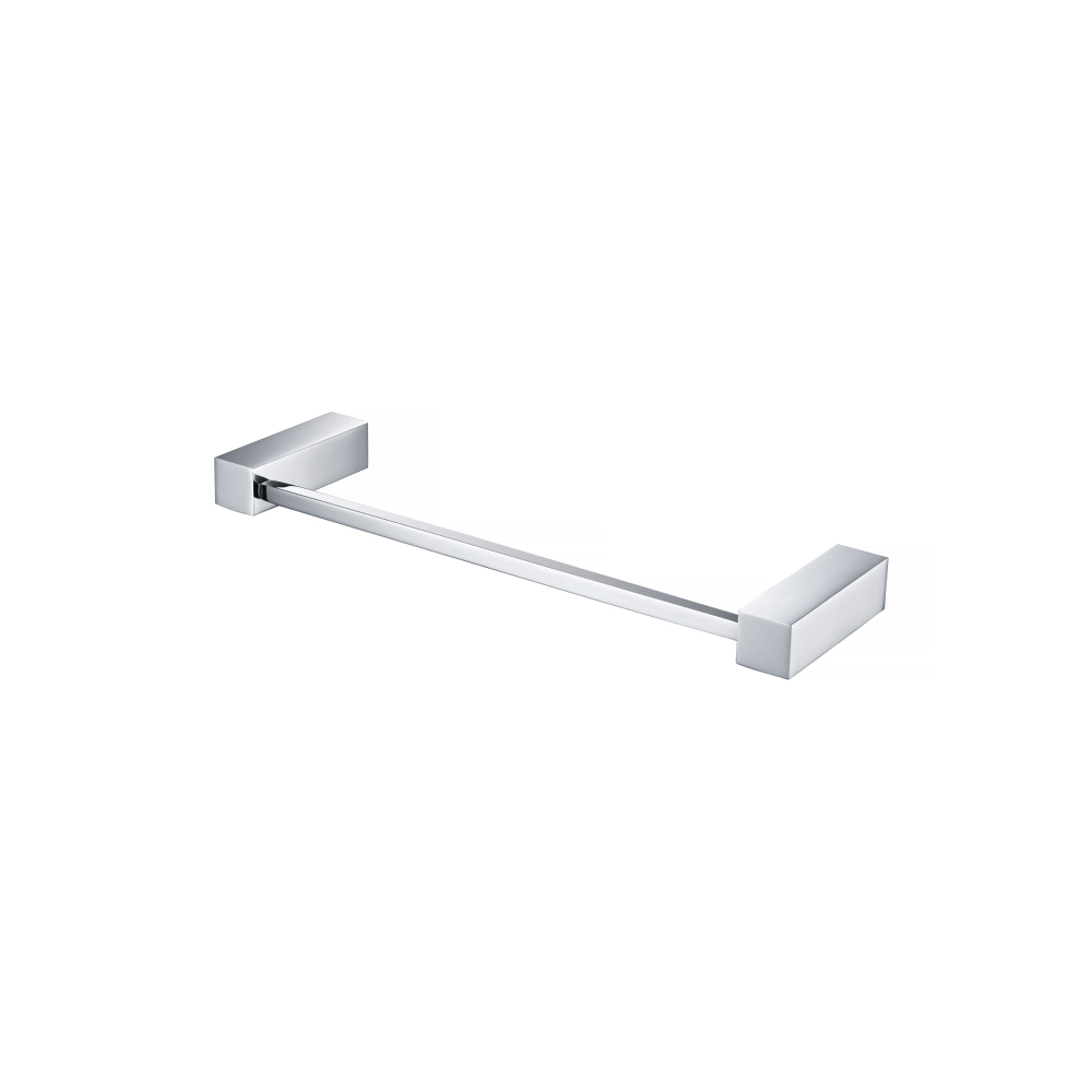 Brass Towel Ring / Mini Towel Bar - 8" | Chroom