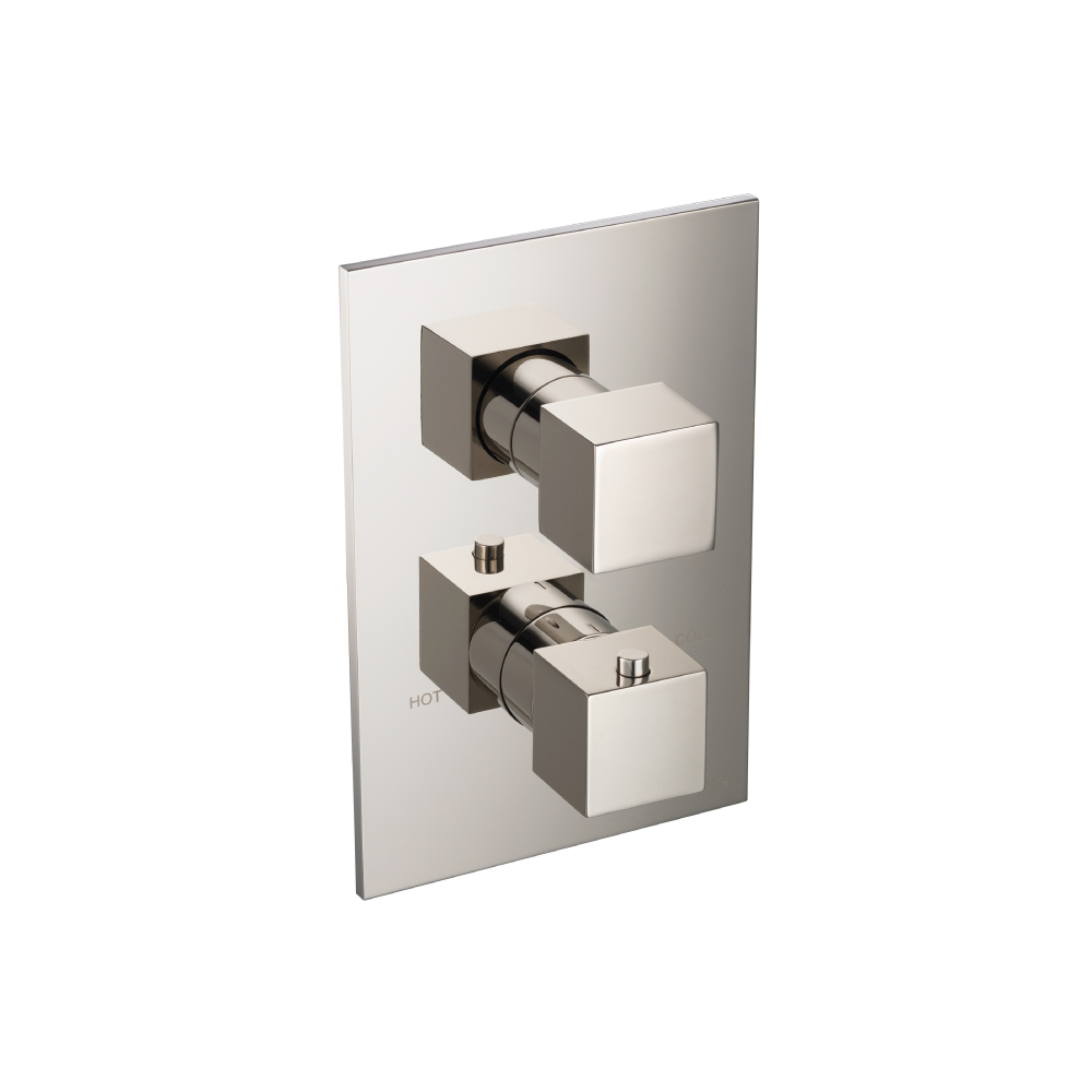 Thermostatische douchemengkraan - 1 uitgang | Gepolijst nikkel PVD