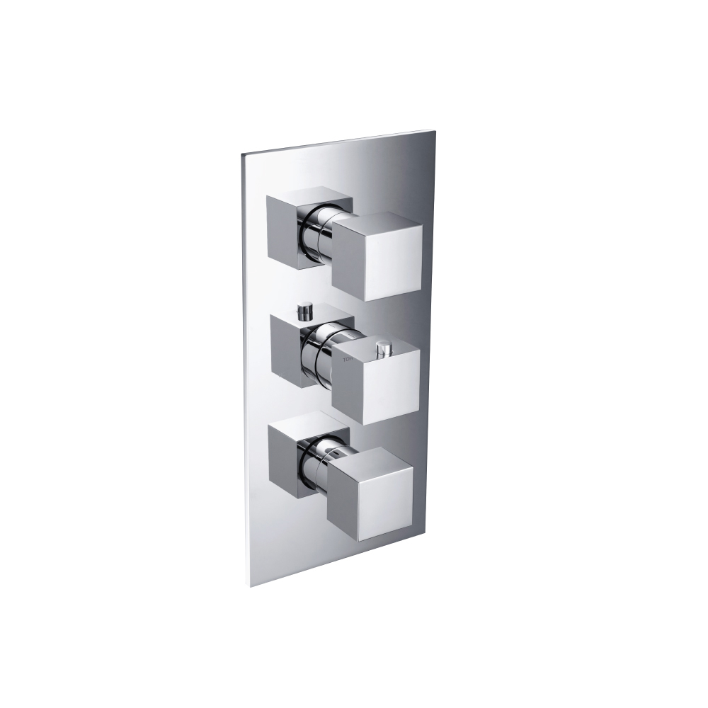 Thermostatische douchemengkraan - 4 uitgangen | Chroom