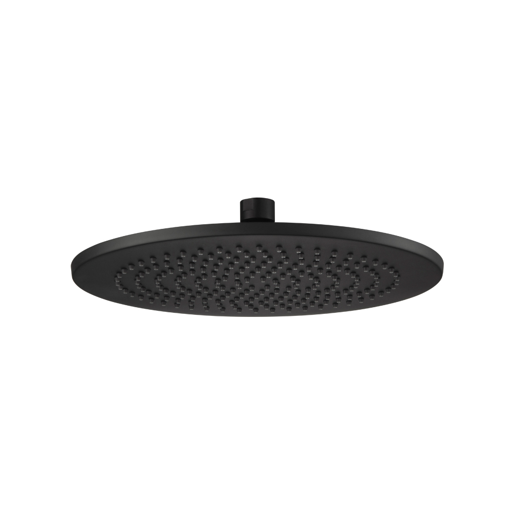 250 mm Messing Douchekop - Rond | Mat zwart