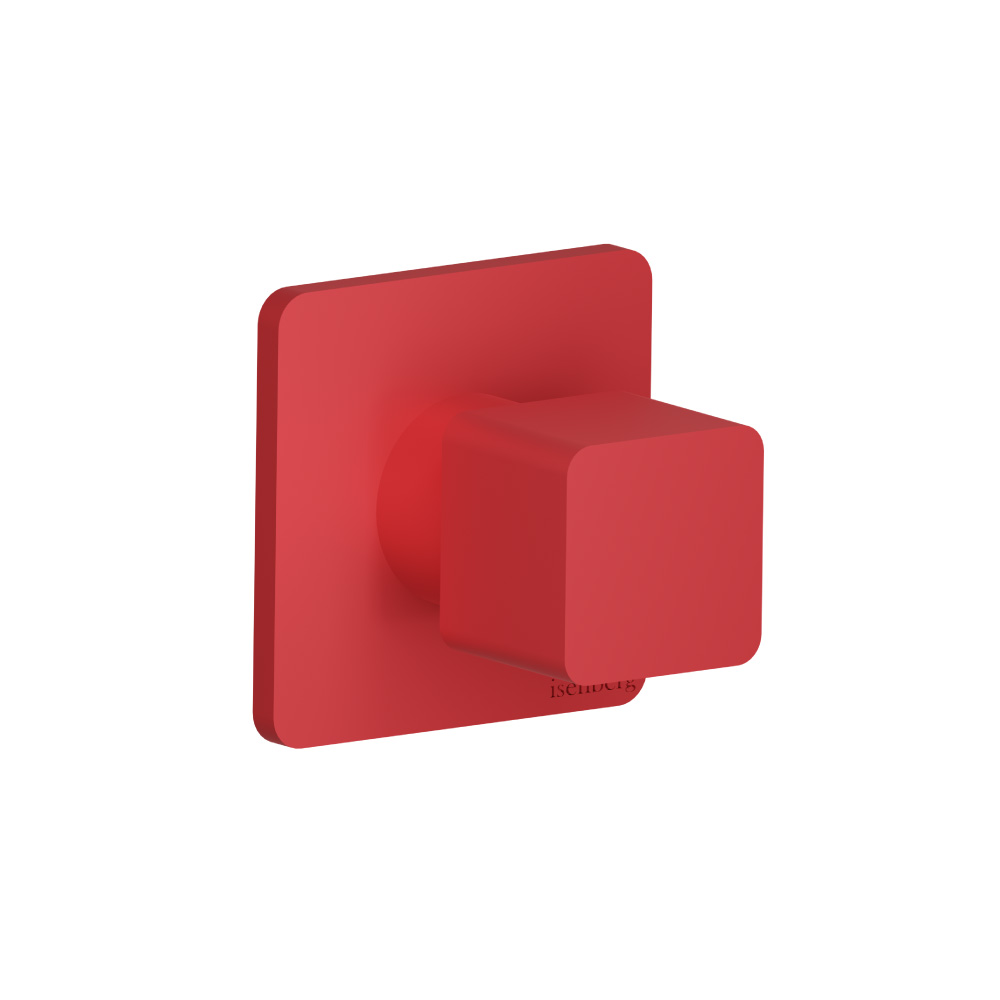 3/4" Volumeregeling inbouwdeel met afbouwdeel | Deep Red