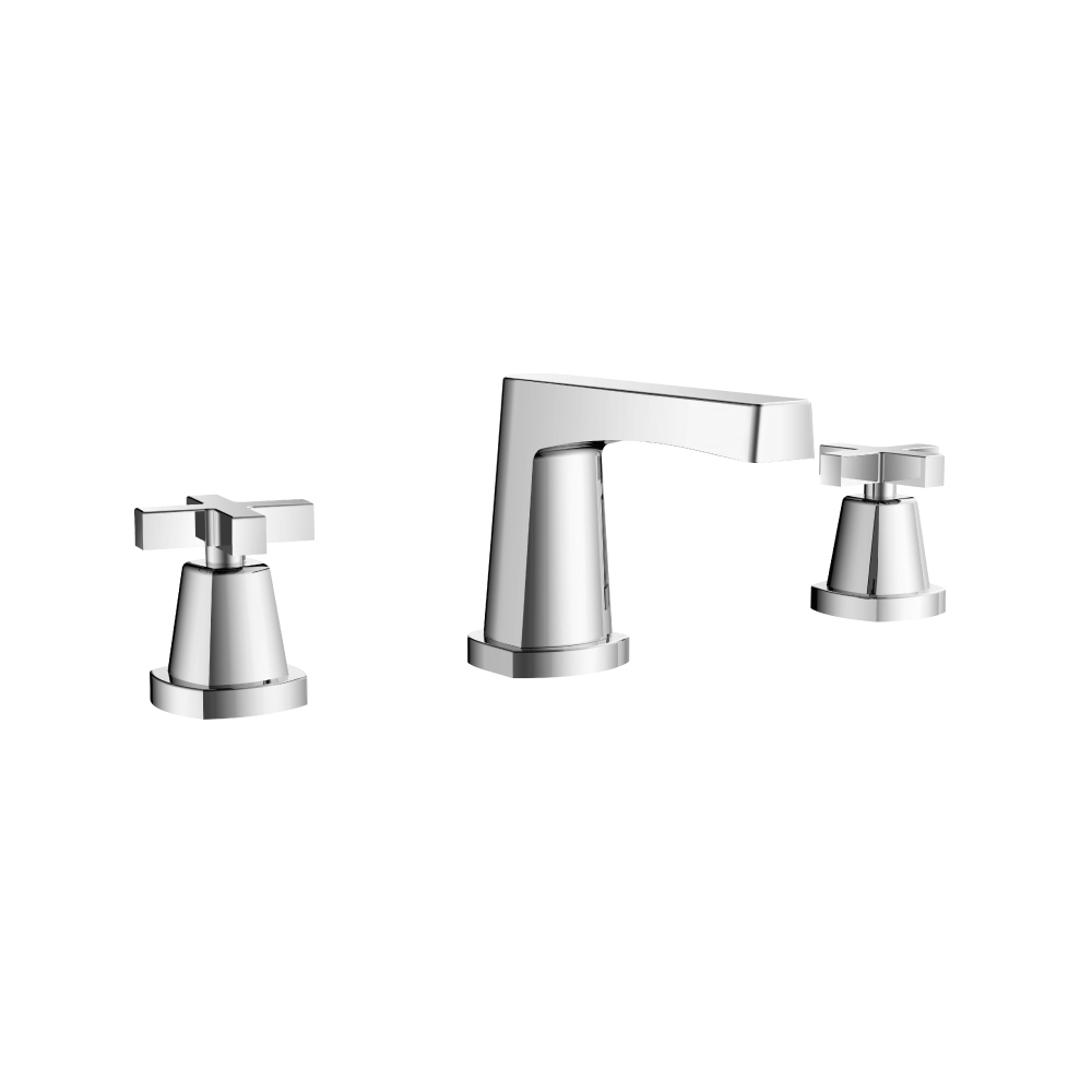 3-gats wastafelkraan | Chroom
