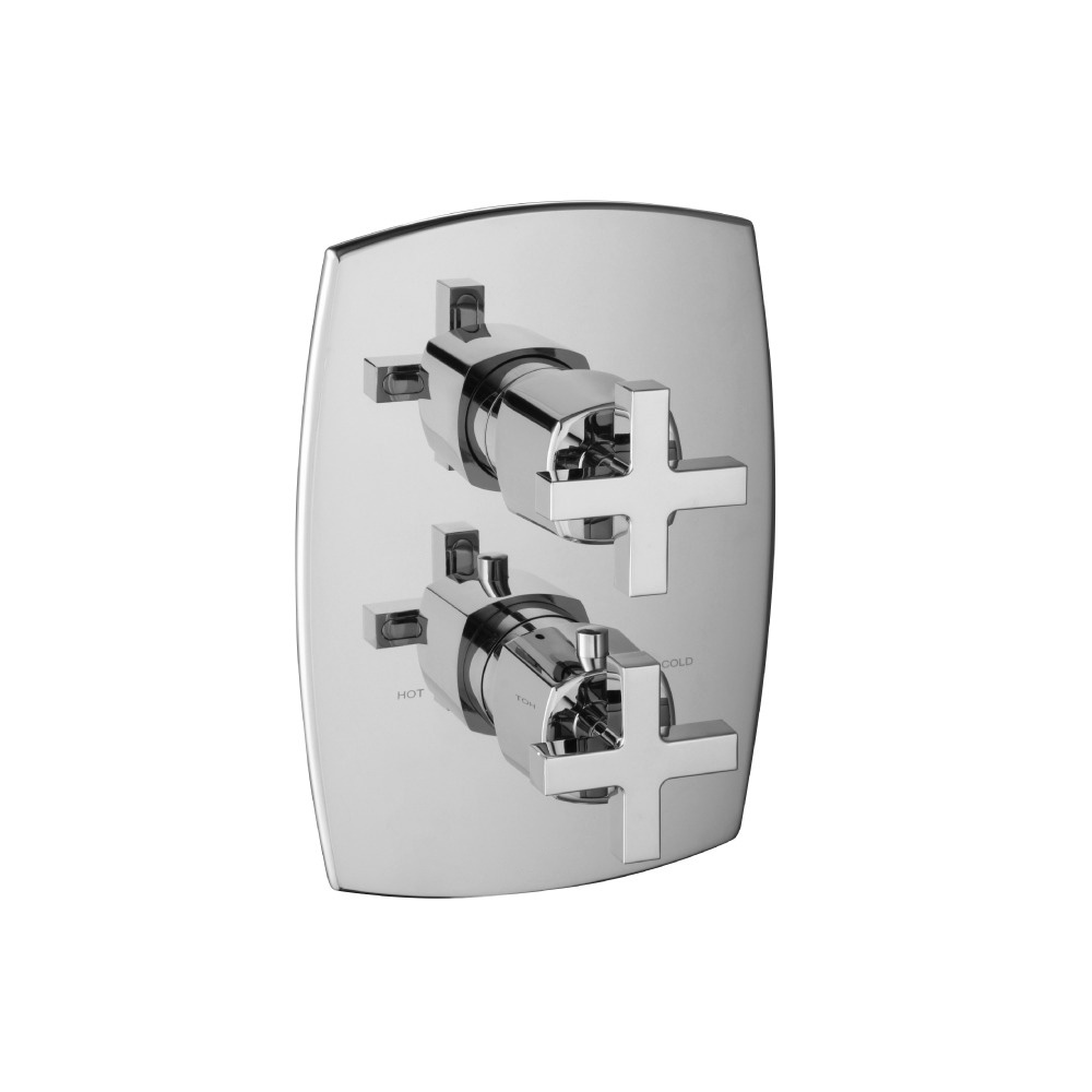 Thermostatische douchemengkraan - 1 uitgang | Chroom