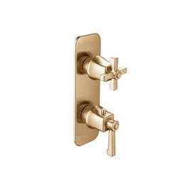 Thermostatische douchemengkraan - 2 uitgangen
